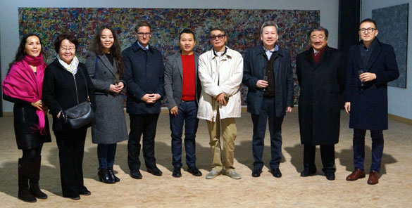 President Ochirbat and Delegation, Otgos Art Space Berlin