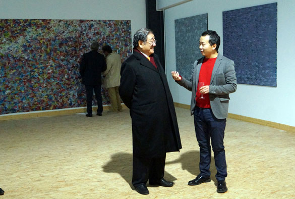 President Ochirbat and Delegation, Otgos Art Space Berlin