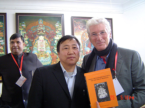 Batsaikhan Ookhnoi and Richard Gere