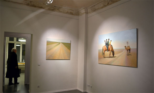 contemporary mongolian art - Die BLAUE STUNDE Galerie in Berlin